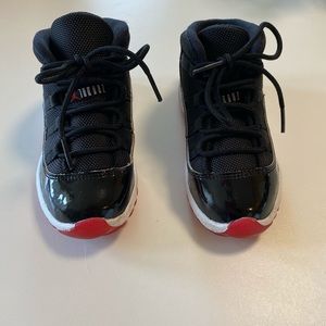 Toddler jordan 11 “bred”